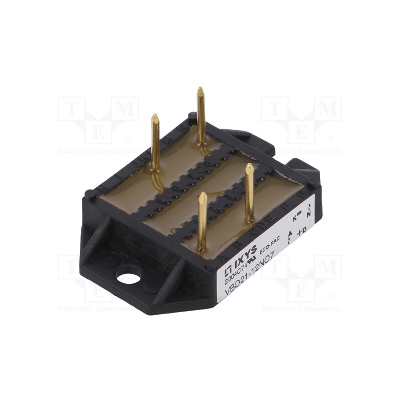 1 pcs x IXYS - VBO21-12NO7 - Bridge rectifier: single-phase, Urmax: 1.2kV, If: 20A, Ifsm: 120A