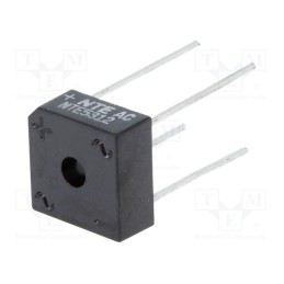 1 pcs x NTE Electronics - NTE5312 - Bridge rectifier: single-phase, Urmax: 100V, If: 8A, Ifsm: 200A