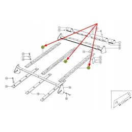 680103 02 wooden strip of the inclined conveyor