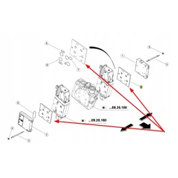 0011362030 distributor connecting plate