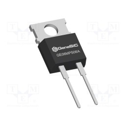 1 pcs x GeneSiC SEMICONDUCTOR - GE06MPS06A - Diode: Schottky rectifying, SiC, THT, 650V, 6A, TO220-2,