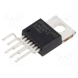 1 pcs x TEXAS INSTRUMENTS - LM2673T-ADJ/NOPB - IC: PMIC, DC/DC converter, Uin: 8÷40VDC, Uout: 1.2÷37VDC, 3A, Ch: 1
