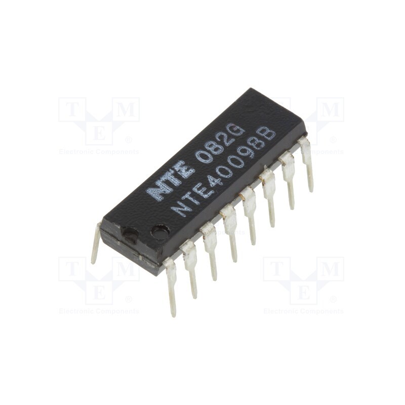 1 pcs x NTE Electronics - NTE40098B - IC: digital, buffer,inverting, Ch: 6, THT, DIP16