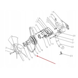 490b 41003 4 fan mount