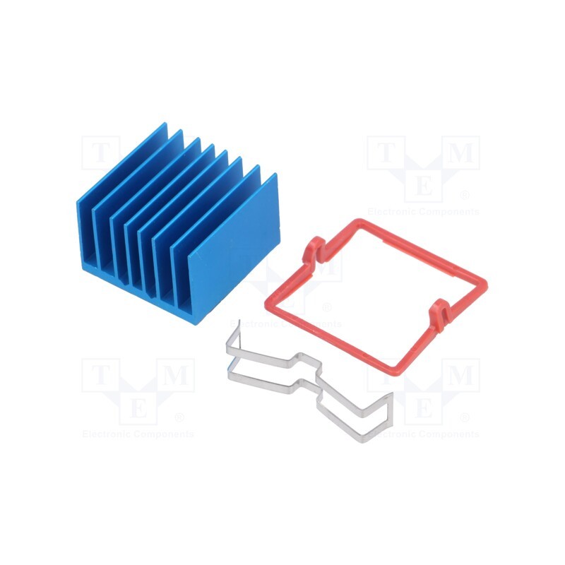 1 pcs x Advanced Thermal Solutions - ATS-X53270P-C1-R0 - Heatsink: extruded, grilled, BGA, blue, L: 27mm, W: 27mm, H: 17.5mm