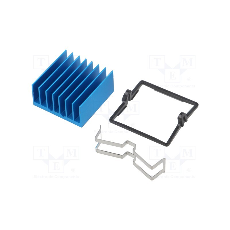 1 pcs x Advanced Thermal Solutions - ATS-X53250G-C1-R0 - Heatsink: extruded, grilled, BGA, blue, L: 25mm, W: 25mm, H: 12.5mm