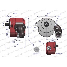 Ursus C 385 Warynski hydraulic pump