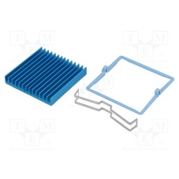 1 pcs x Advanced Thermal Solutions - ATS-X53450B-C1-R0 - Heatsink: extruded, grilled, BGA, blue, L: 45mm, W: 45mm, H: 7.5mm