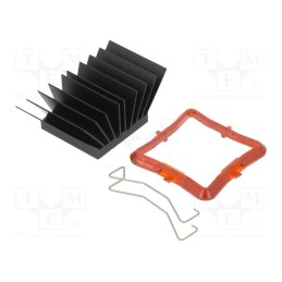 1 pcs x Advanced Thermal Solutions - ATS-51300R-C1-R0 - Heatsink: extruded, grilled, BGA, black, L: 30mm, W: 30mm, H: 19.5mm