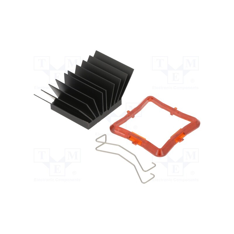 1 pcs x Advanced Thermal Solutions - ATS-51300R-C1-R0 - Heatsink: extruded, grilled, BGA, black, L: 30mm, W: 30mm, H: 19.5mm