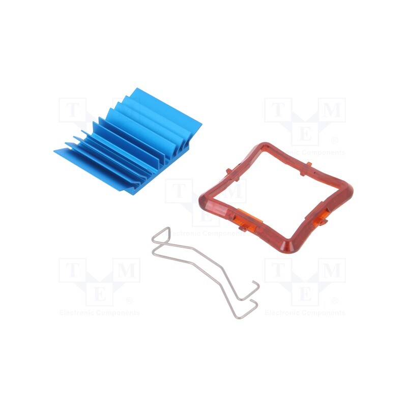 1 pcs x Advanced Thermal Solutions - ATS-50300B-C1-R0 - Heatsink: extruded, grilled, BGA, blue, L: 30mm, W: 30mm, H: 7.5mm