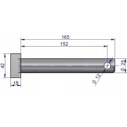 Hook bracket pin c 360