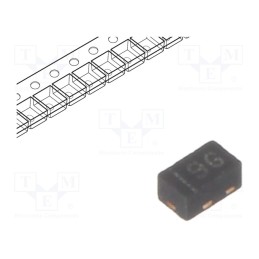 5 pcs x DIODES INCORPORATED - BZT52C10LP-7 - Diode: Zener, 0.25W, 10V, SMD, , X1-DFN1006-2