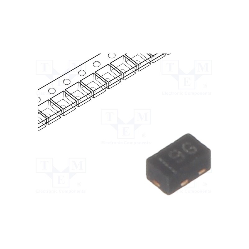 5 pcs x DIODES INCORPORATED - BZT52C10LP-7 - Diode: Zener, 0.25W, 10V, SMD, , X1-DFN1006-2