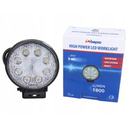 LED work lamp 24w 1800lm focused light