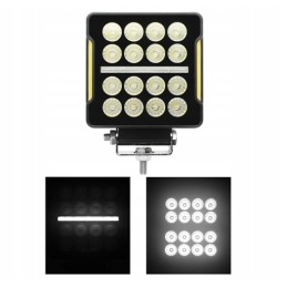 Work lamp 16x LED square bus tractor