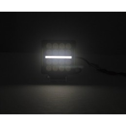 Work lamp 16x LED square bus tractor