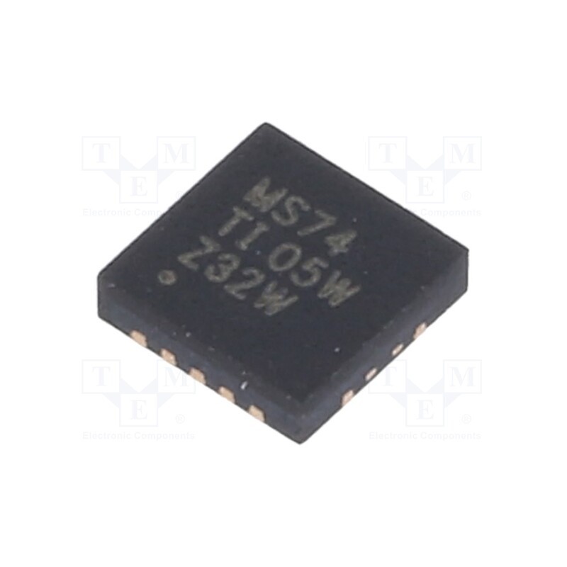 1 pcs x TEXAS INSTRUMENTS - SN74AUC74RGYR - IC: digital, D flip-flop, Ch: 2, CMOS, SMD, VQFN14, , AUC