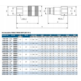 Dry cut off quick connector plt 1 4 socket