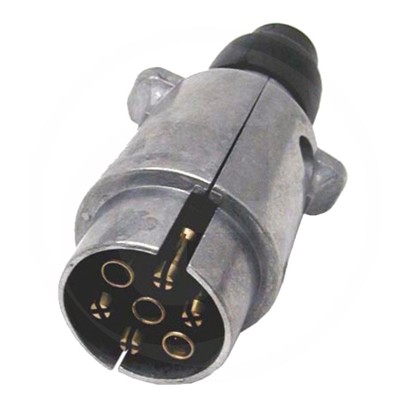 Plug 12 v sockets no. 69343910 aluminum 7 poles