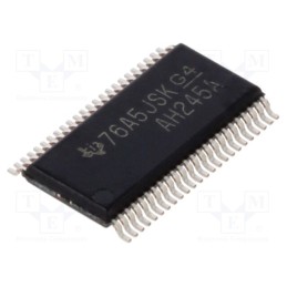 1 pcs x TEXAS INSTRUMENTS - SN74ABT16245ADGVR - IC: digital, bus transceiver, Ch: 16, BiCMOS,TTL, SMD, TVSOP48, ABT