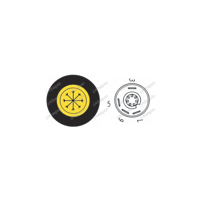 Claas Renault air conditioning switch 7700004834