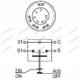 Claas Renault air conditioning switch 7700004834