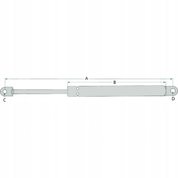 Granite gas actuator for sunroof case 1455