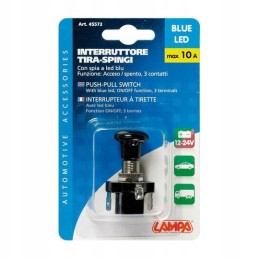 Pull-out switch, 12 24v illuminated switch