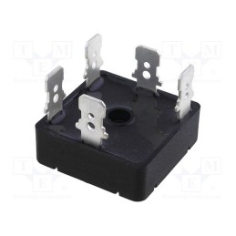 1 pcs x DIOTEC SEMICONDUCTOR - DB25-04 - Bridge rectifier: three-phase, Urmax: 400V, If: 25A, Ifsm: 350A, THT