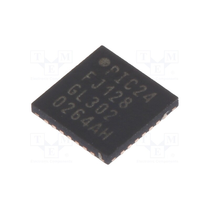 1 pcs x MICROCHIP TECHNOLOGY - PIC24FJ128GL302-I/MV - IC: PIC microcontroller, 128kB, 32MHz, SMD, SSOP28, PIC24, 8kBSRAM