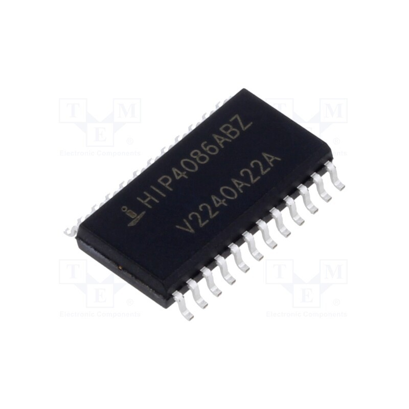 1 pcs x RENESAS - HIP4086ABZ - IC: driver, MOSFET three-phase bridge, MOSFET gate driver, SO24