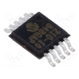 1 pcs x MICROCHIP TECHNOLOGY - MCP33121D-10-E/MS - IC: A/D converter, Ch: 1, 14bit, 1Msps, 1.7÷5.5V, MSOP10