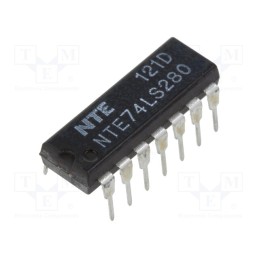 1 pcs x NTE Electronics - NTE74LS280 - IC: digital, 9bit,odd/even parity generator/checker, TTL, THT