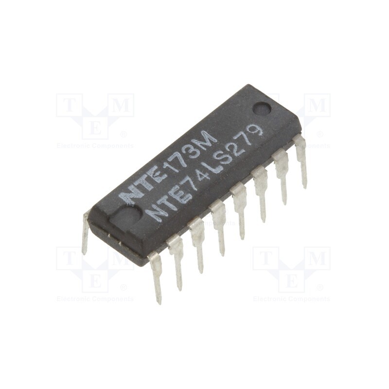 1 pcs x NTE Electronics - NTE74LS279 - IC: digital, RS latch, Ch: 4, TTL, THT, DIP16