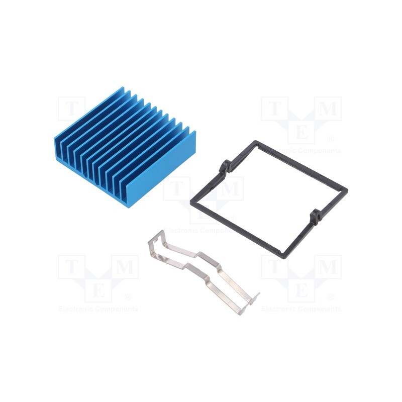 1 pcs x Advanced Thermal Solutions - ATS-X53400G-C1-R0 - Heatsink: extruded, grilled, BGA, blue, L: 40mm, W: 40mm, H: 12.5mm