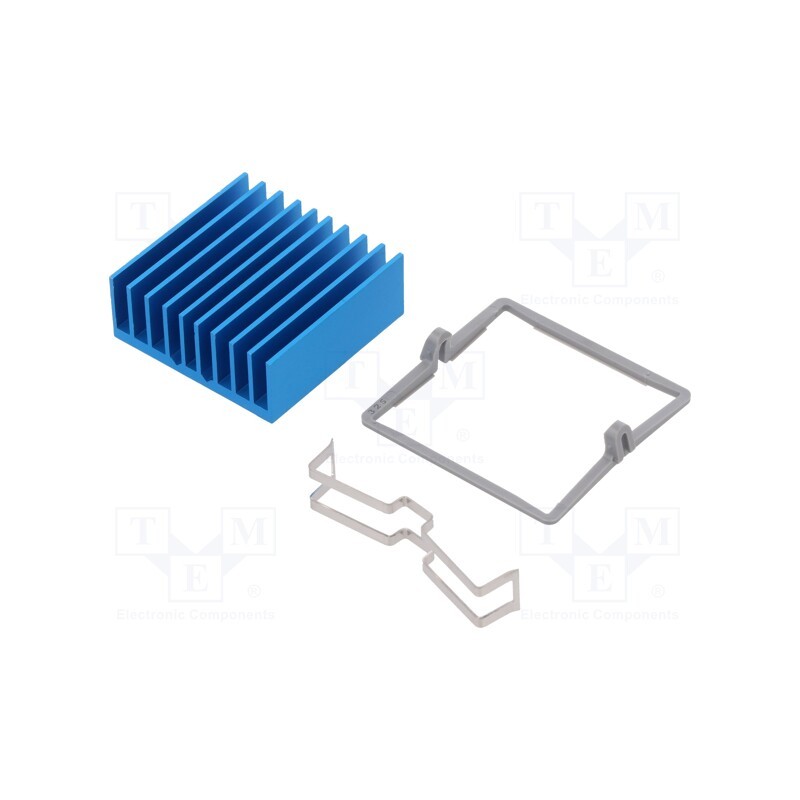 1 pcs x Advanced Thermal Solutions - ATS-X53325G-C1-R0 - Heatsink: extruded, grilled, BGA, blue, L: 32.5mm, W: 32.5mm, 5.9°C/W