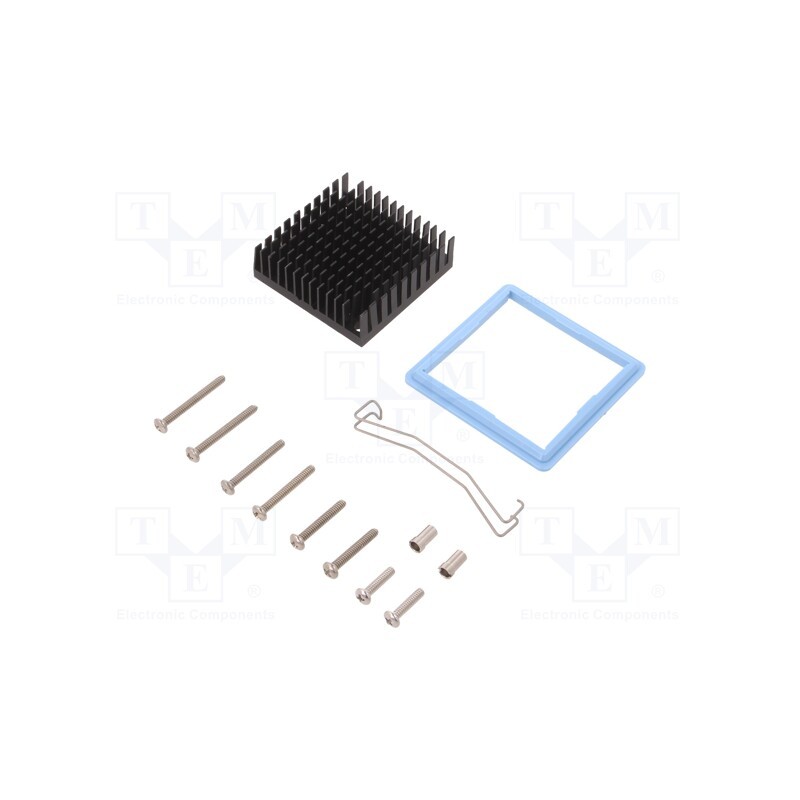 1 pcs x Advanced Thermal Solutions - ATS-61450K-C1-R0 - Heatsink: extruded, grilled, black, L: 45mm, W: 45mm, H: 14.5mm