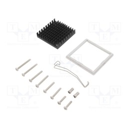 1 pcs x Advanced Thermal Solutions - ATS-61425D-C1-R0 - Heatsink: extruded, grilled, black, L: 42mm, W: 42mm, H: 9.5mm
