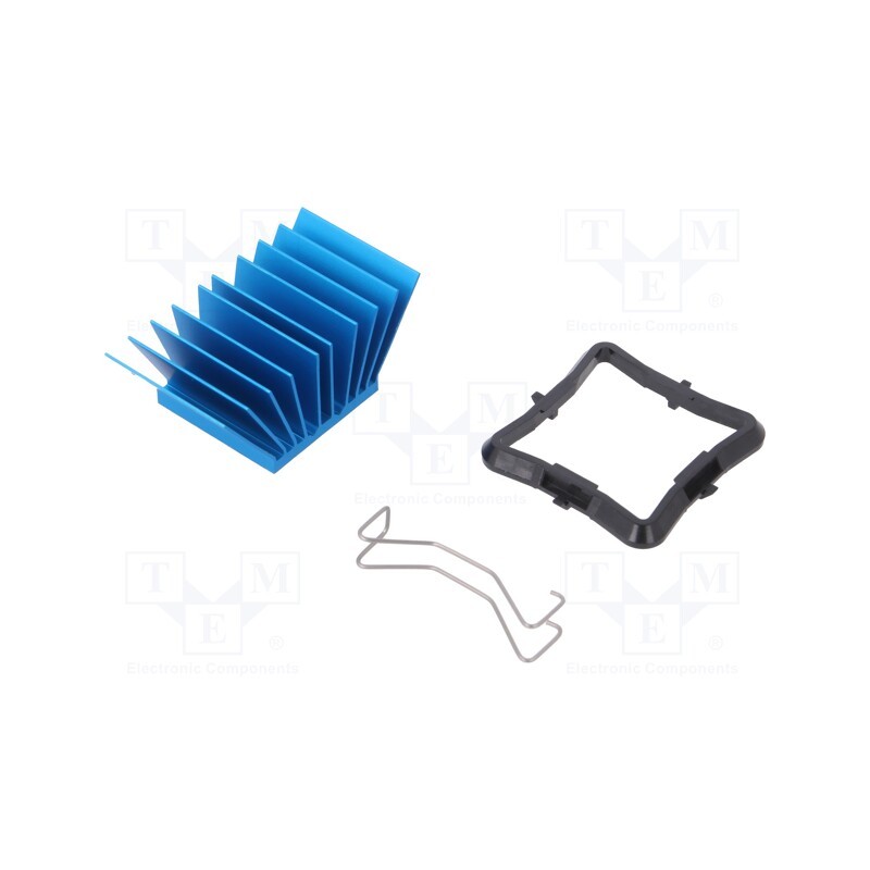 1 pcs x Advanced Thermal Solutions - ATS-50250P-C1-R0 - Heatsink: extruded, grilled, BGA, blue, L: 25mm, W: 25mm, H: 17.5mm