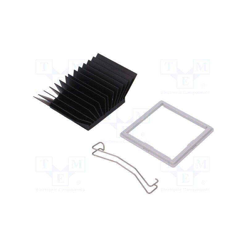 1 pcs x Advanced Thermal Solutions - ATS-51425R-C1-R0 - Heatsink: extruded, grilled, BGA, black, L: 42.5mm, W: 42.5mm