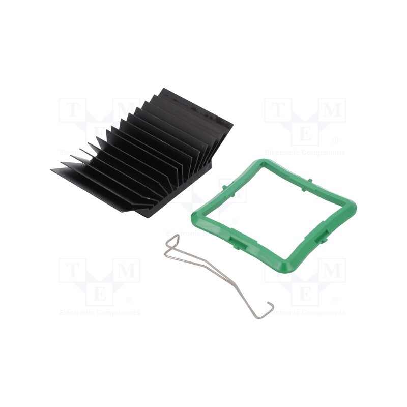 1 pcs x Advanced Thermal Solutions - ATS-51400K-C1-R0 - Heatsink: extruded, grilled, BGA, black, L: 40mm, W: 40mm, H: 14.5mm