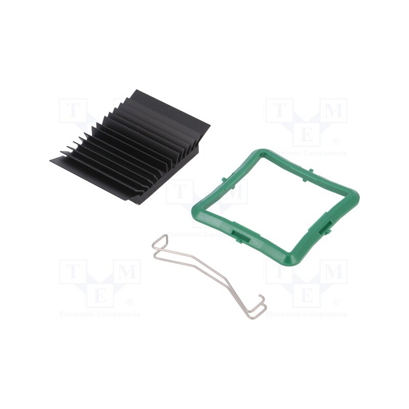 1 pcs x Advanced Thermal Solutions - ATS-51400D-C1-R0 - Heatsink: extruded, grilled, BGA, black, L: 40mm, W: 40mm, H: 9.5mm