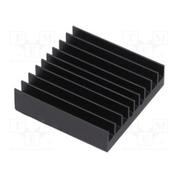 1 pcs x Advanced Thermal Solutions - ATS-54350D-C1-R0 - Heatsink: extruded, grilled, BGA, black, L: 35mm, W: 33mm, H: 9.5mm