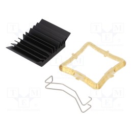 1 pcs x Advanced Thermal Solutions - ATS-51290D-C1-R0 - Heatsink: extruded, grilled, BGA, black, L: 29mm, W: 29mm, H: 9.5mm