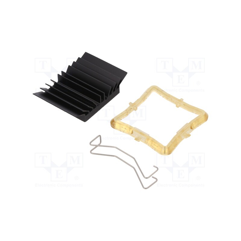 1 pcs x Advanced Thermal Solutions - ATS-51290D-C1-R0 - Heatsink: extruded, grilled, BGA, black, L: 29mm, W: 29mm, H: 9.5mm