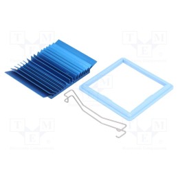 1 pcs x Advanced Thermal Solutions - ATS-50450B-C1-R0 - Heatsink: extruded, grilled, BGA, blue, L: 45mm, W: 45mm, H: 7.5mm