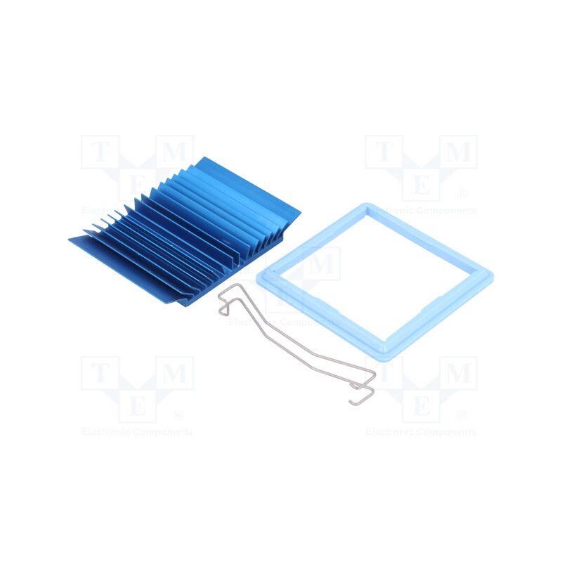 1 pcs x Advanced Thermal Solutions - ATS-50450B-C1-R0 - Heatsink: extruded, grilled, BGA, blue, L: 45mm, W: 45mm, H: 7.5mm