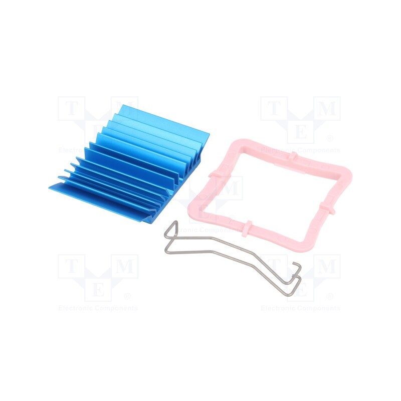 1 pcs x Advanced Thermal Solutions - ATS-50330B-C1-R0 - Heatsink: extruded, grilled, BGA, blue, L: 33mm, W: 33mm, H: 7.5mm