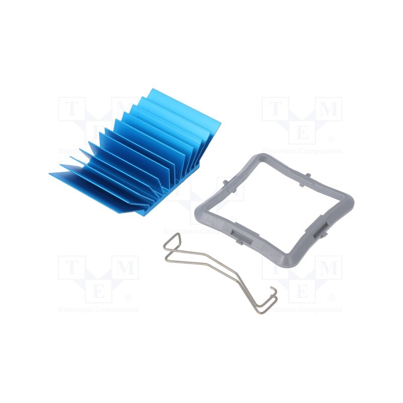 1 pcs x Advanced Thermal Solutions - ATS-50325G-C1-R0 - Heatsink: extruded, grilled, BGA, blue, L: 32.5mm, W: 32.5mm, 3.5°C/W